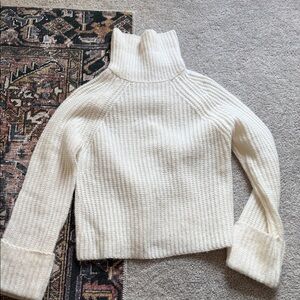 Fashion Nova Cream Cowl Neck Sweater